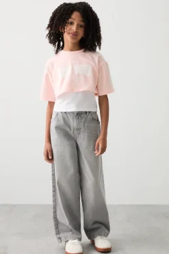 Layered Graphic Boxy T-Shirt