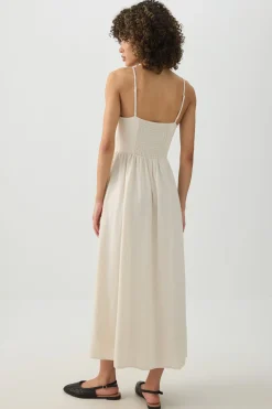 Linen Midi Dress