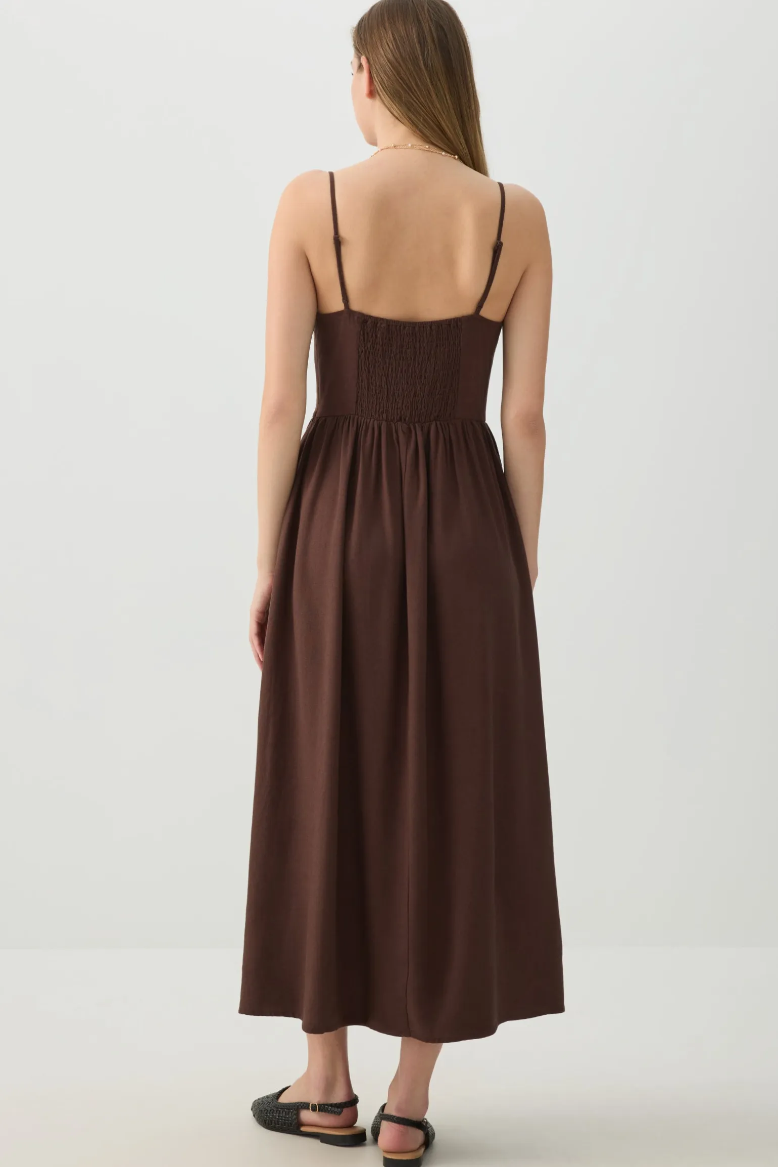 Linen Midi Dress