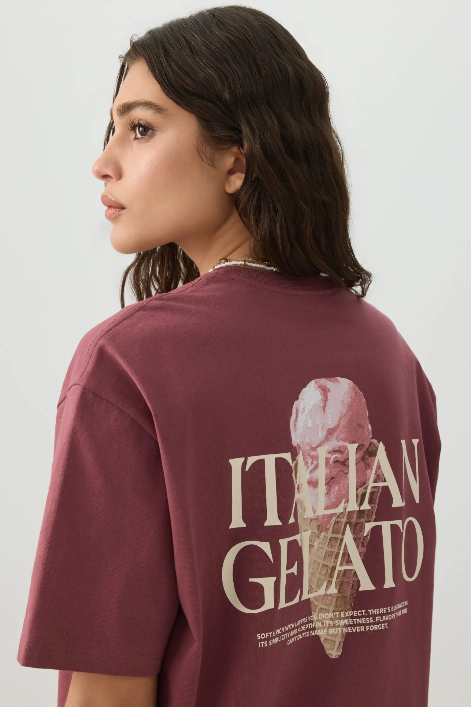 Longline Oversized Graphic T-Shirt