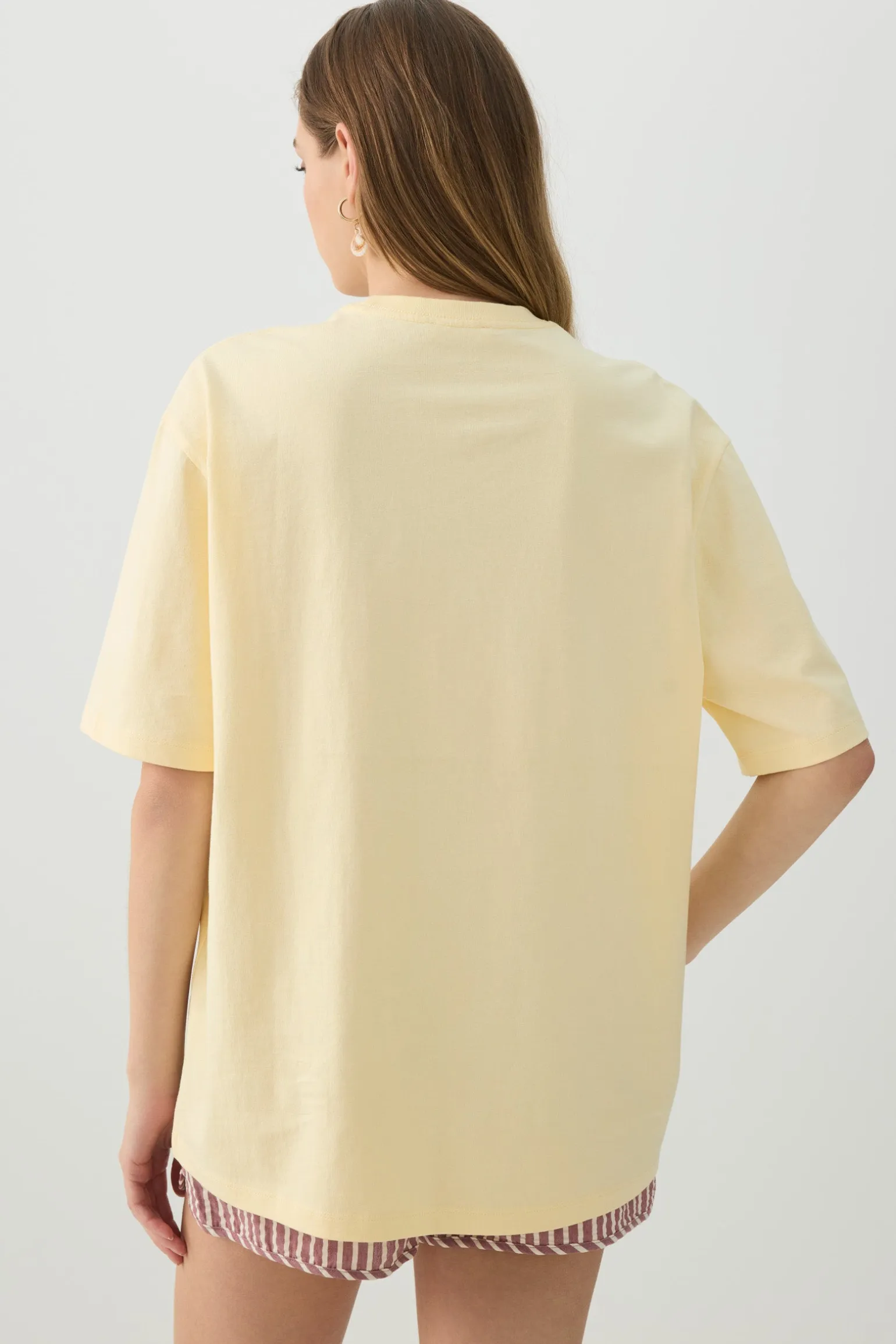 Longline Oversized Graphic T-Shirt