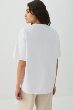 Longline Oversized Graphic T-Shirt