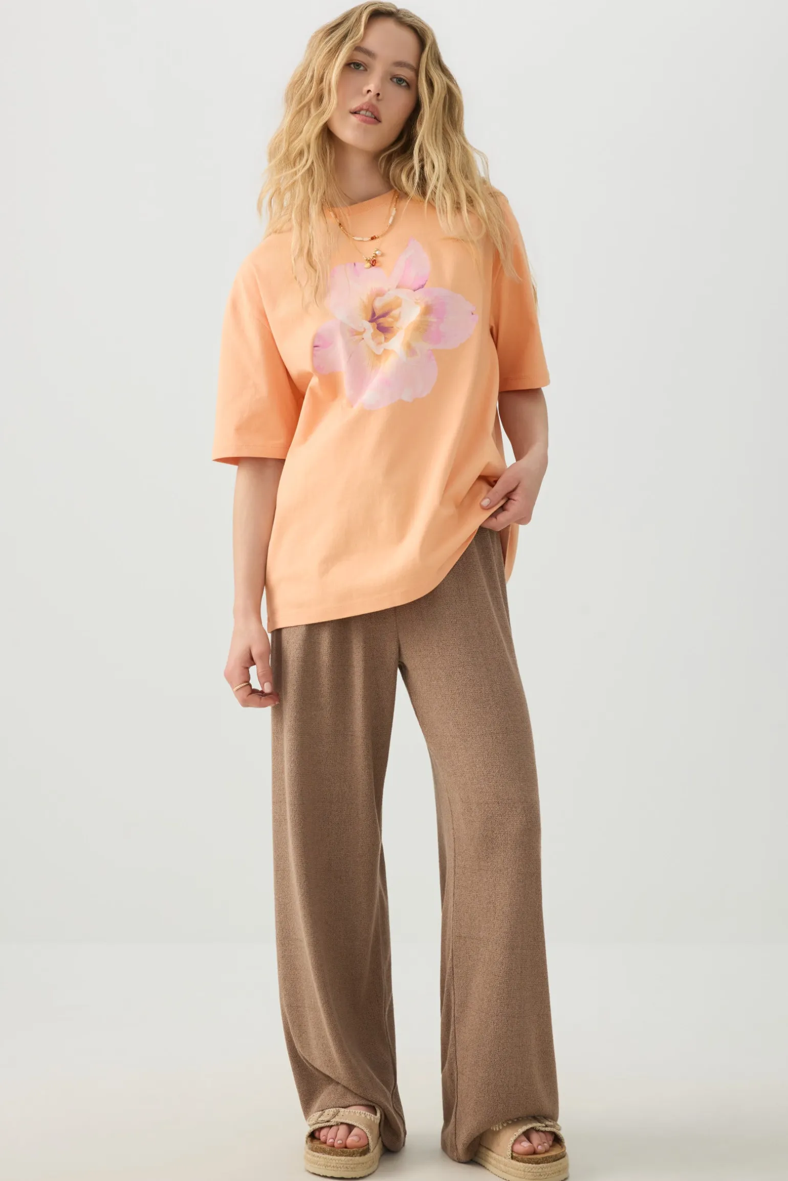 Longline Oversized Graphic T-Shirt