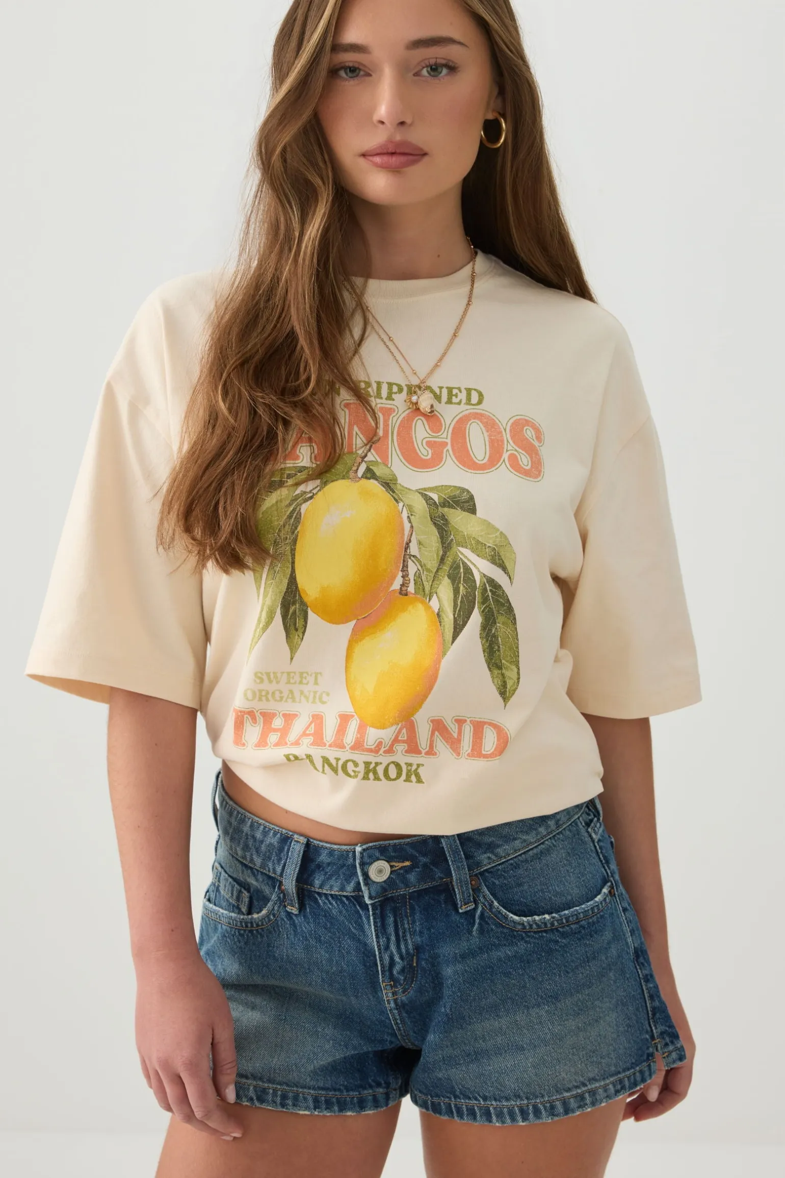 Long Oversized Graphic T-Shirt