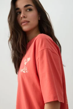 Long Oversized Graphic T-Shirt