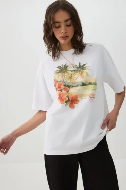 Long Oversized Graphic T-Shirt