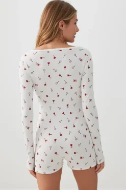 Long Sleeve PJ Romper
