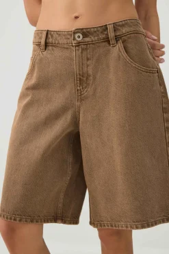 Low Rise Denim Jorts