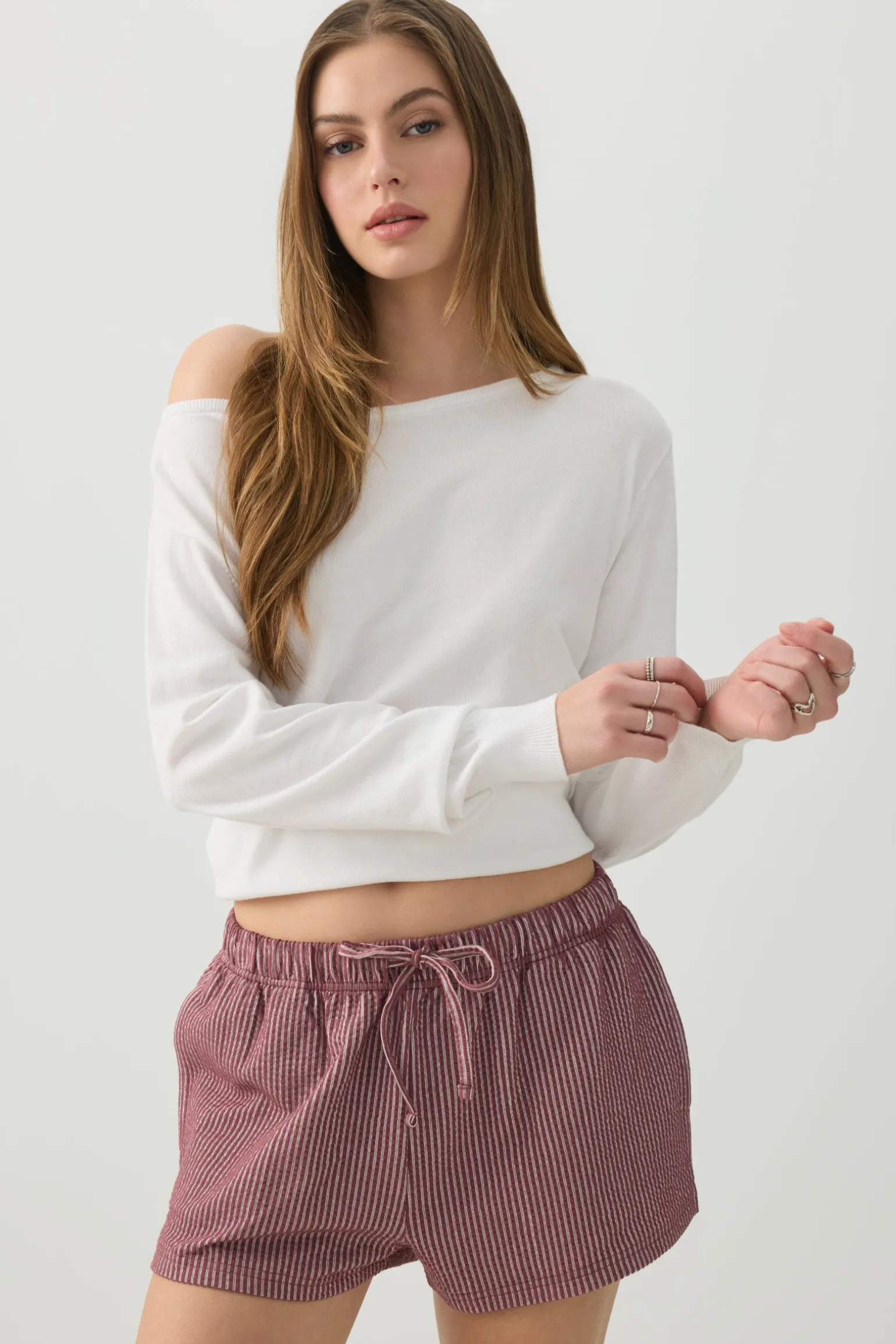 Low Rise Flowy Shorts