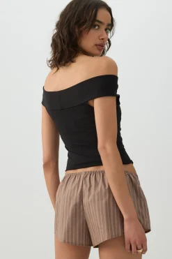 Low Rise Poplin Boxer Shorts