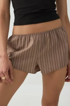 Low Rise Poplin Boxer Shorts