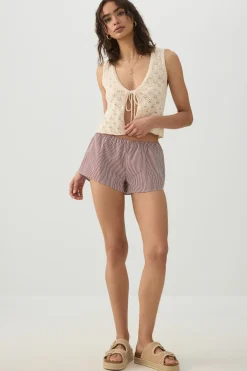Low Rise Poplin Boxer Shorts