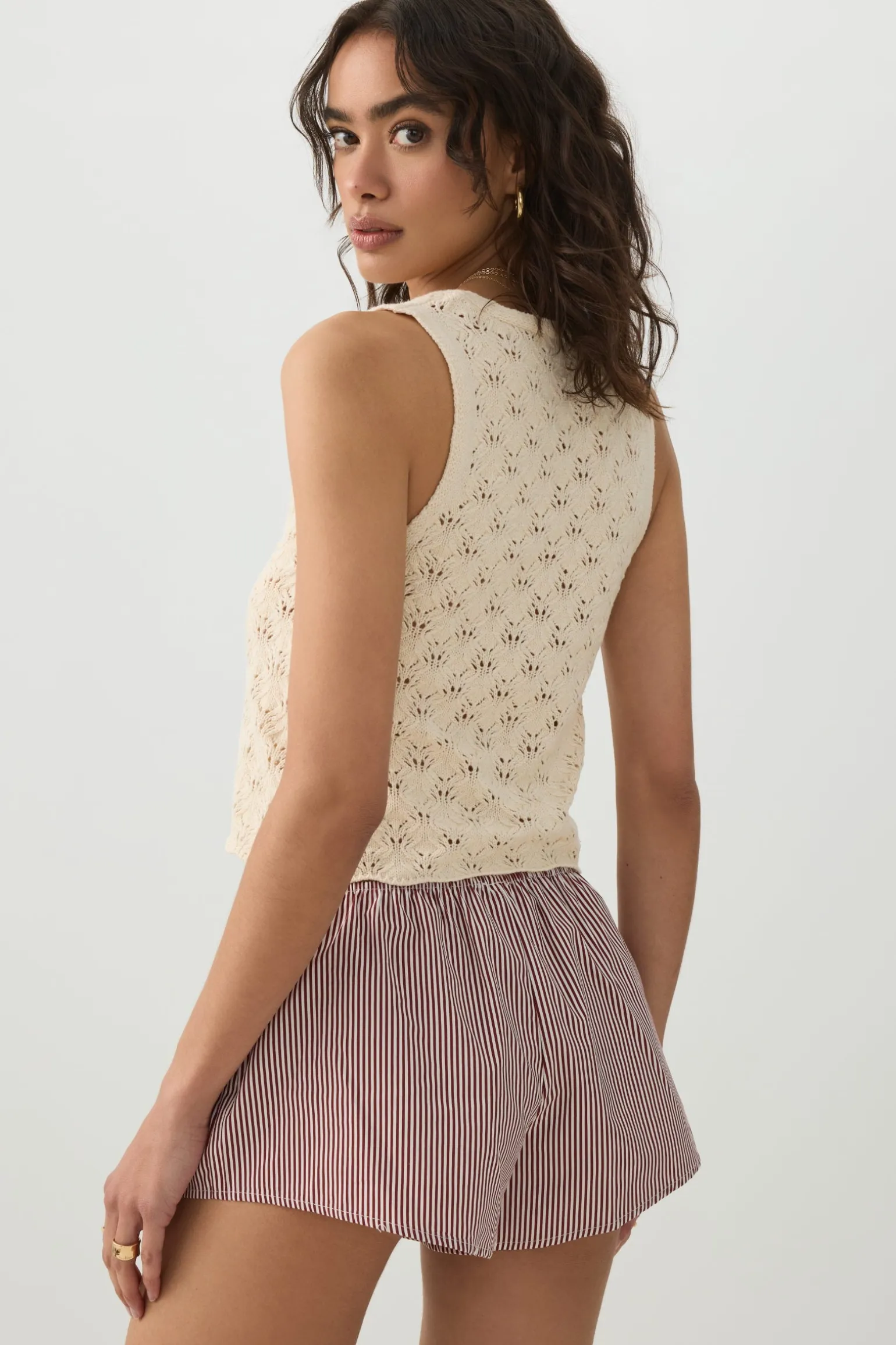 Low Rise Poplin Boxer Shorts