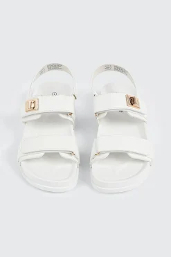 Lug Sole Double Strap Sandals