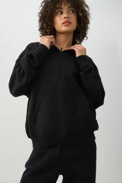 MADESOFT™ Fleece Oversized Half Zip Sweatshirt