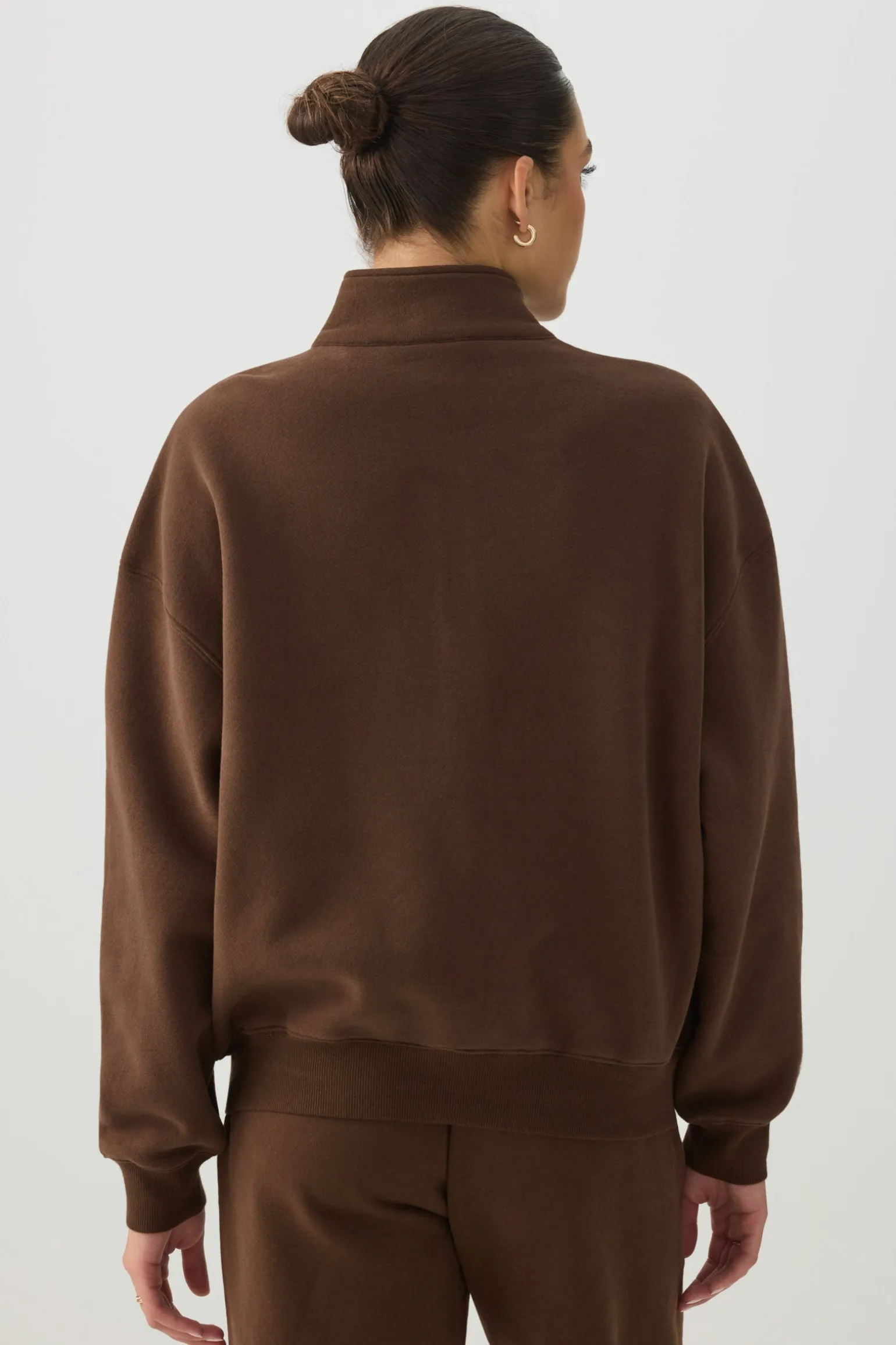 MADESOFT™ Fleece Oversized Half Zip Sweatshirt