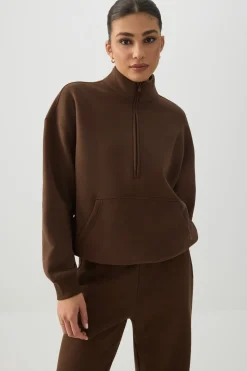 MADESOFT™ Fleece Oversized Half Zip Sweatshirt
