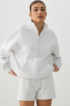 MADESOFT™ Fleece Oversized Half Zip Sweatshirt