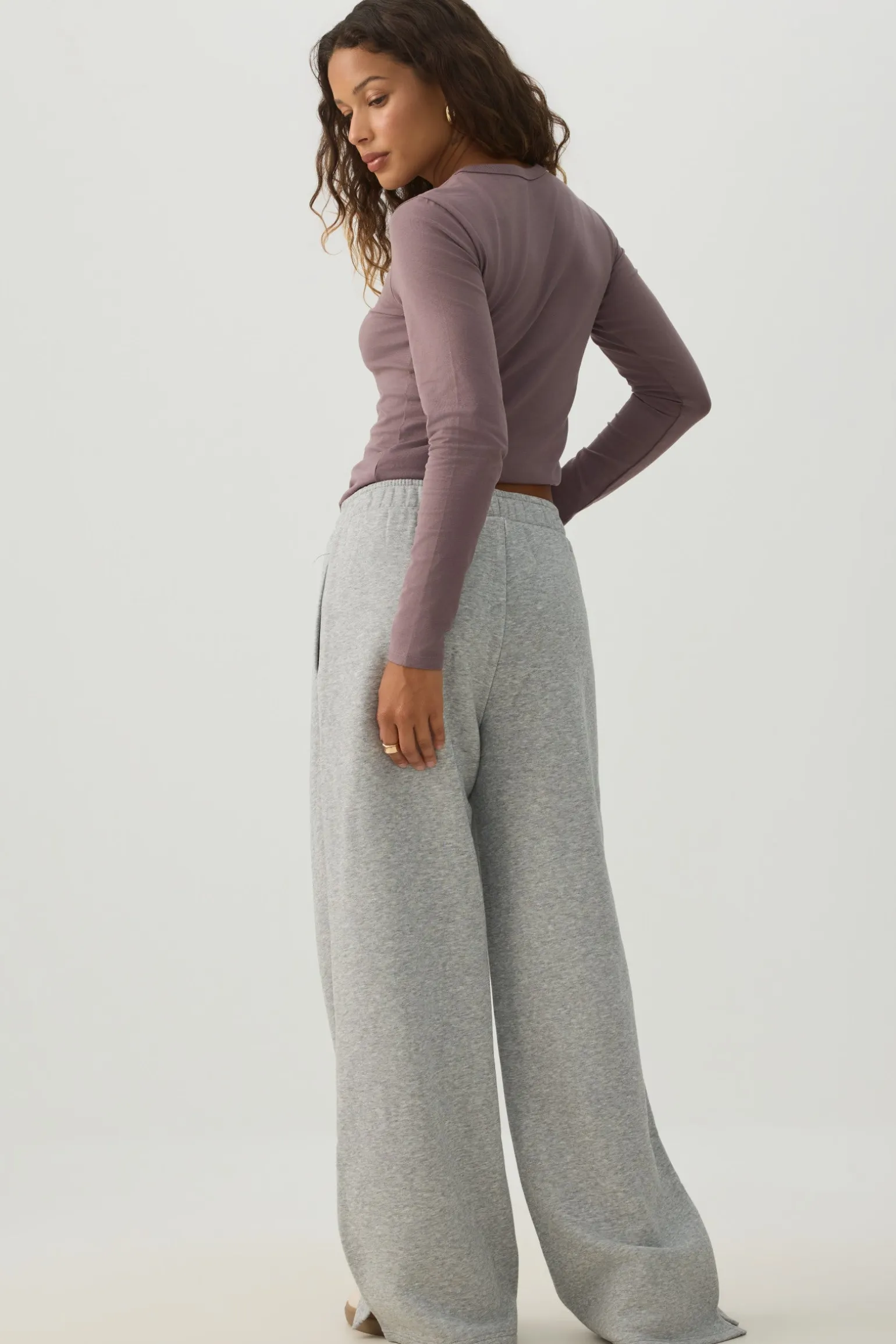 MADESOFT™ Fleece Wide Leg Sweatpants