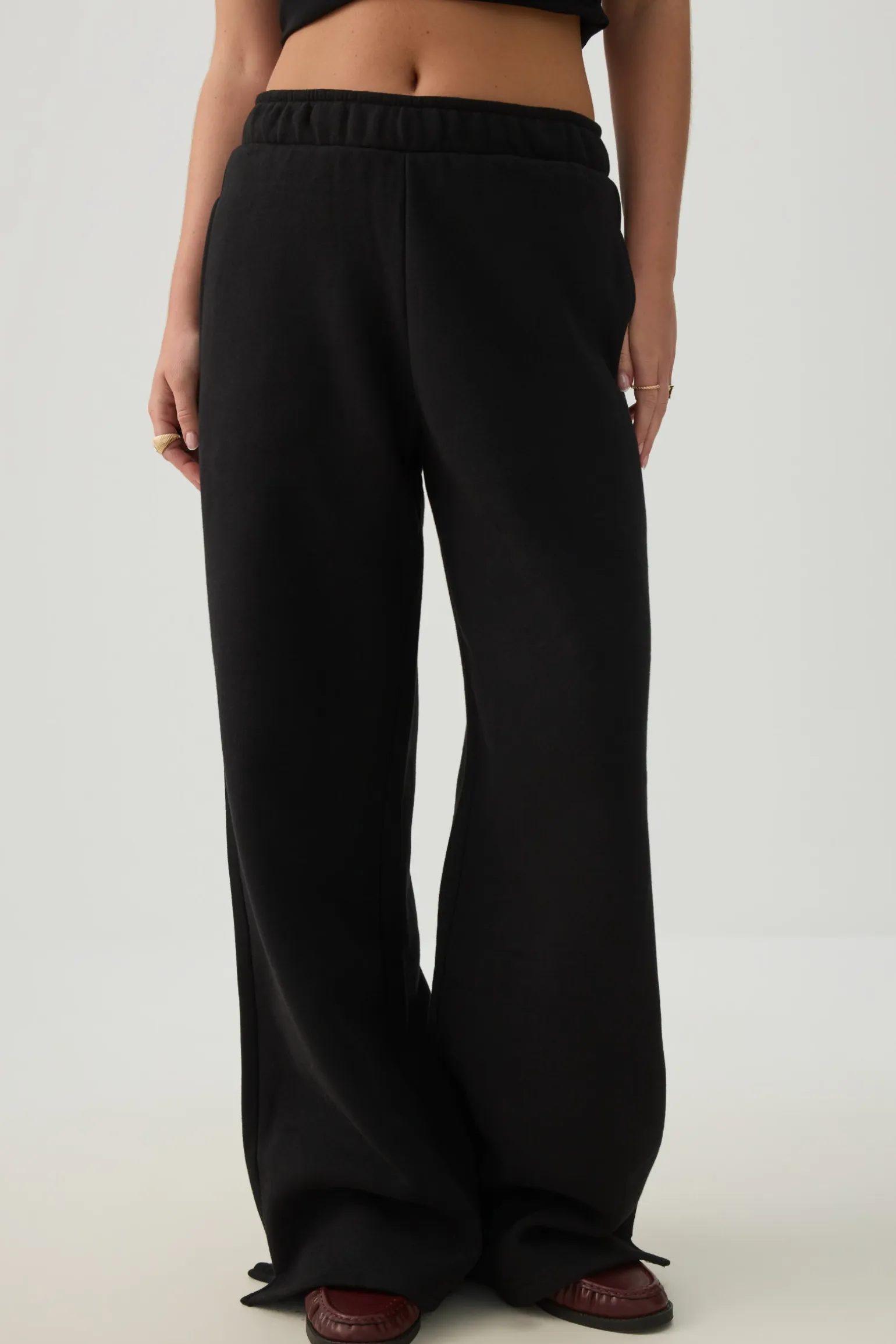 MADESOFT™ Fleece Wide Leg Sweatpants