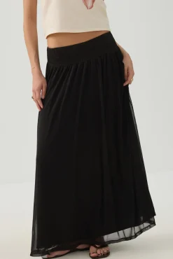 Maxi Mesh Skirt