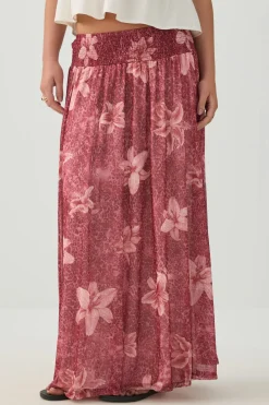 Maxi Mesh Skirt