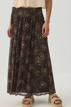 Maxi Mesh Skirt