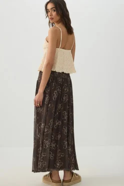 Maxi Mesh Skirt