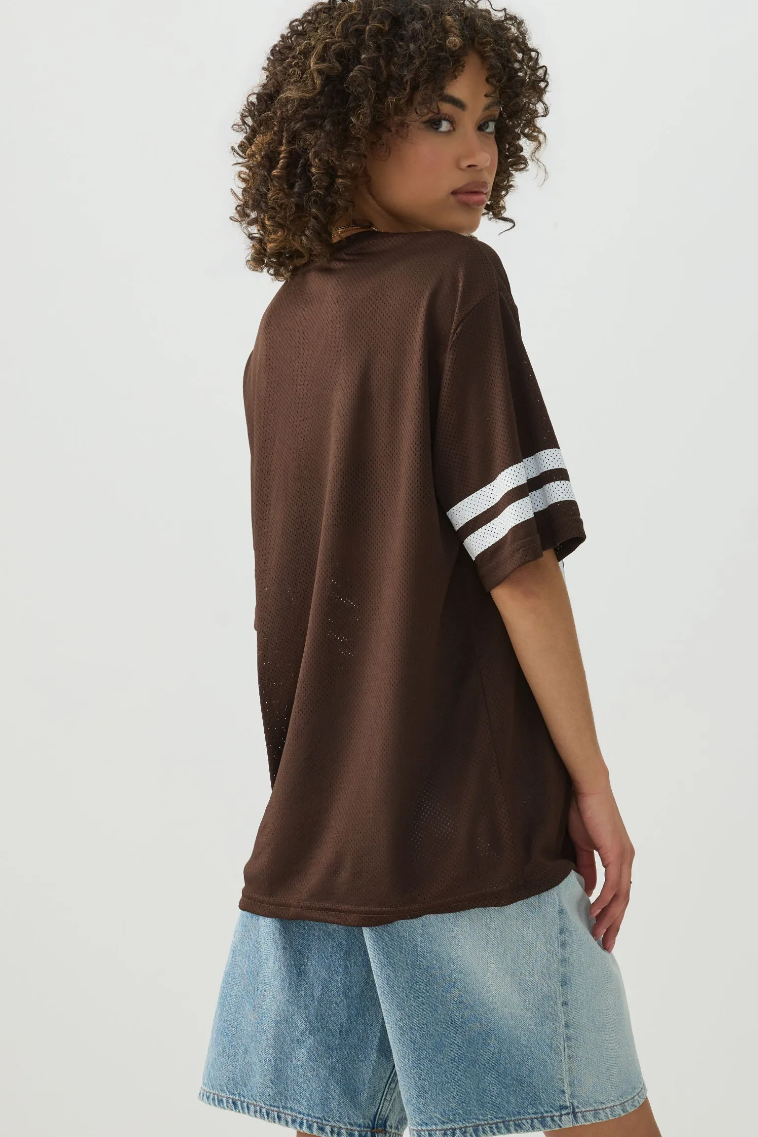 Mesh Football T-Shirt