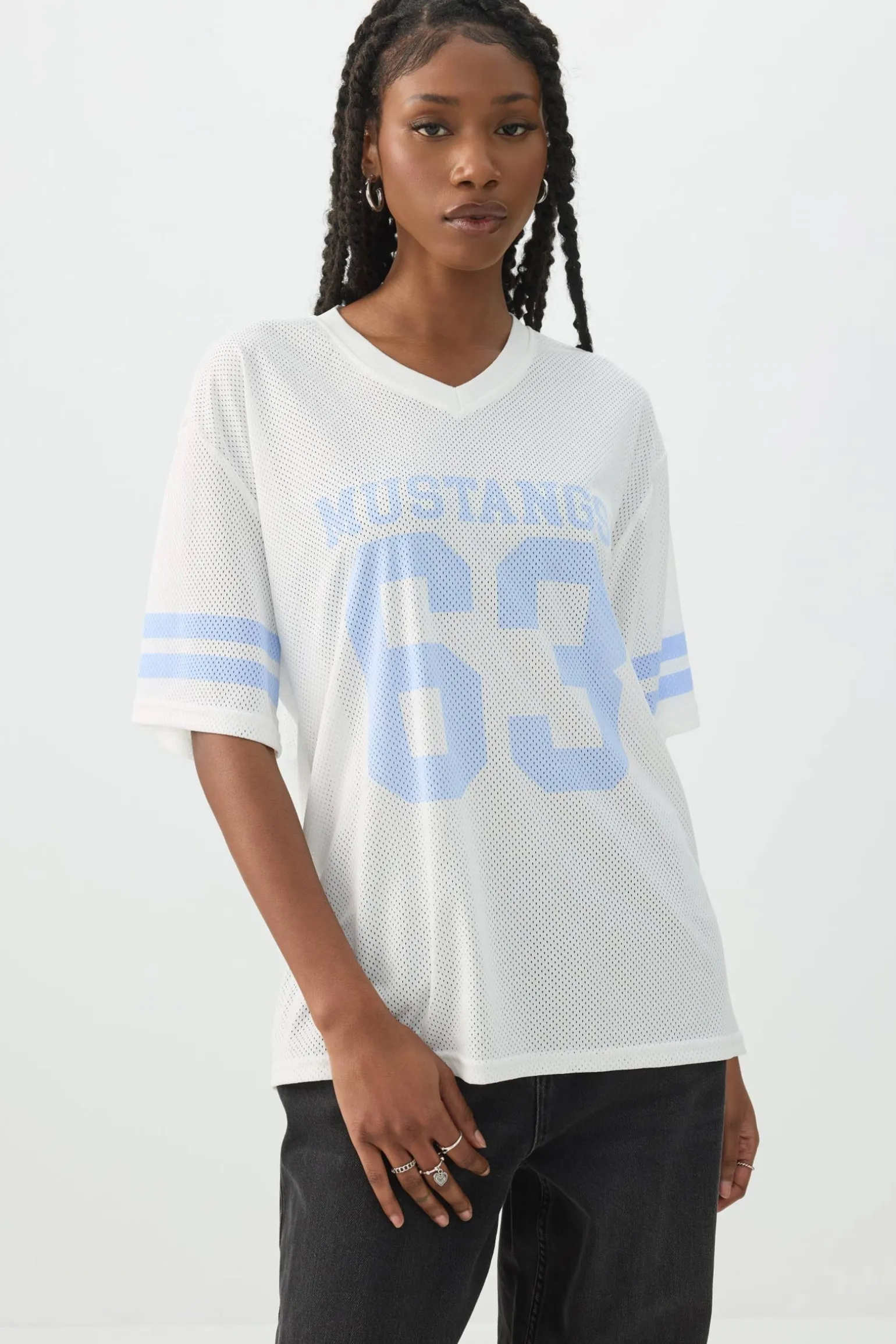 Mesh Football T-Shirt