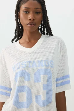 Mesh Football T-Shirt