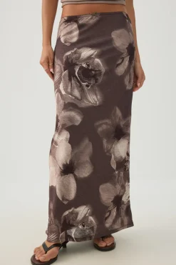 Mesh Maxi Skirt