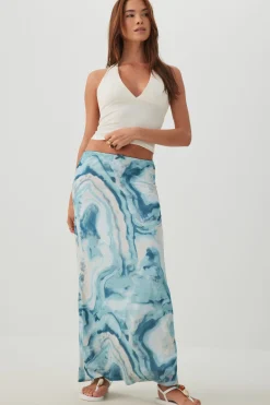 Mesh Maxi Skirt