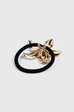 Metal Hibiscus Hair Tie