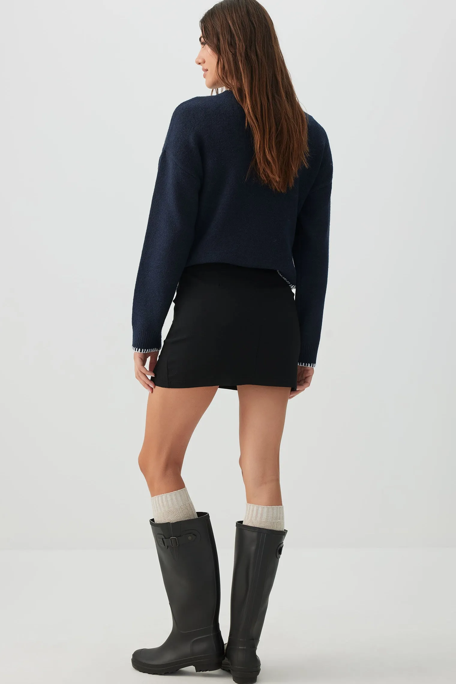 Micro Skirt with Slit