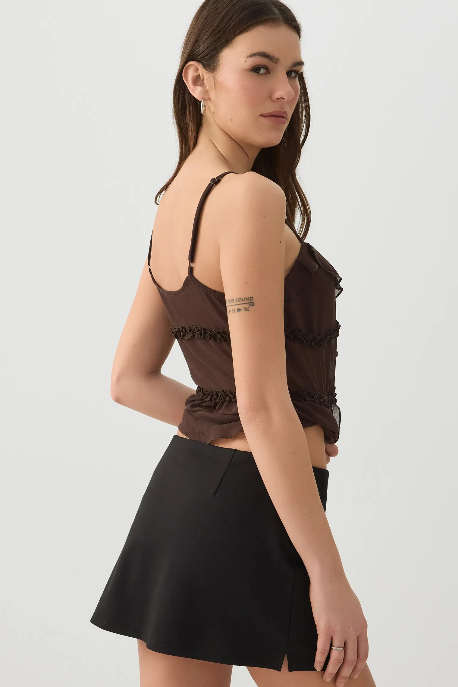 Micro Skort with Slit