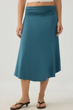 Midi Draped Skirt