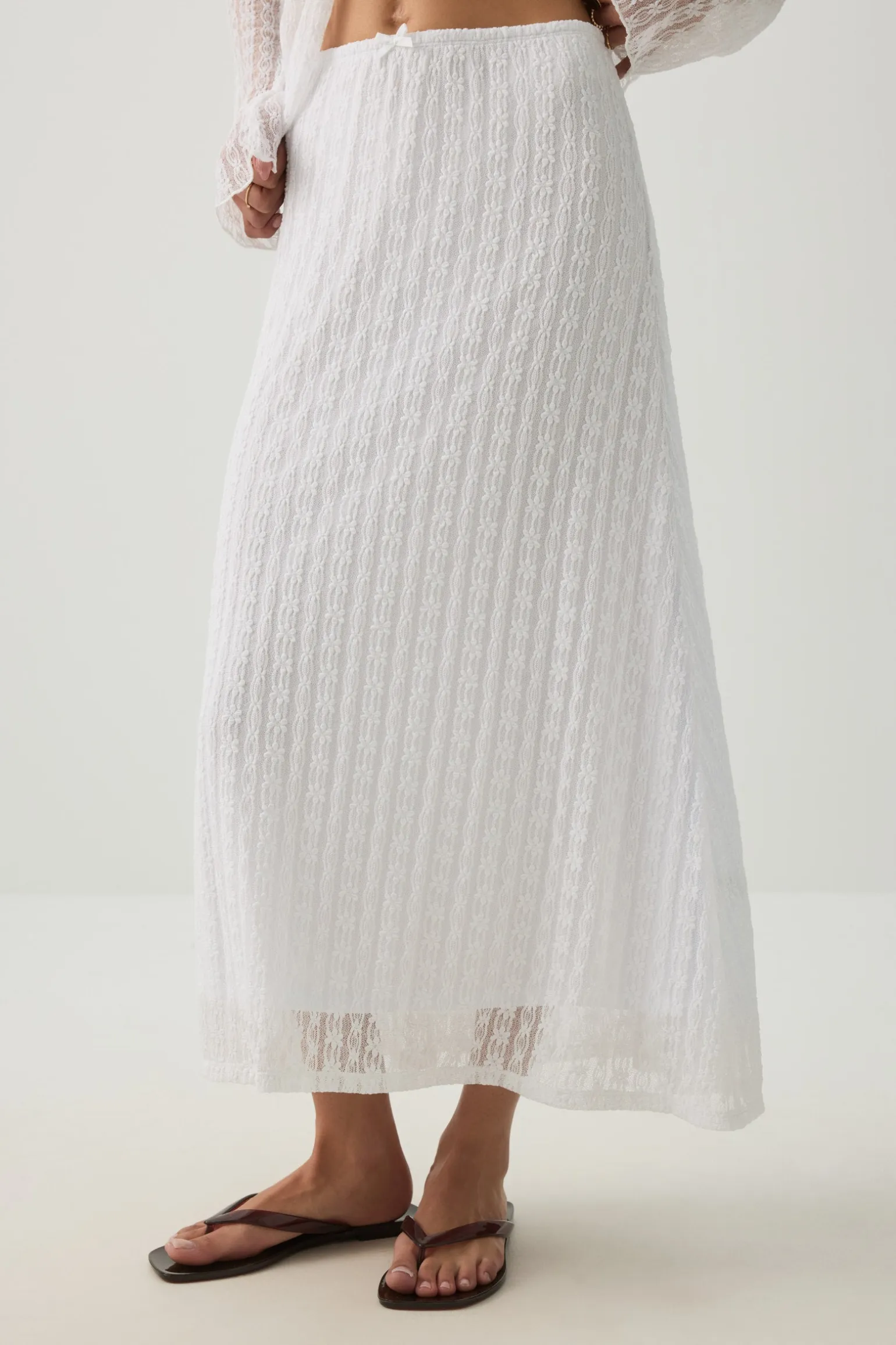 Midi Flowy Skirt