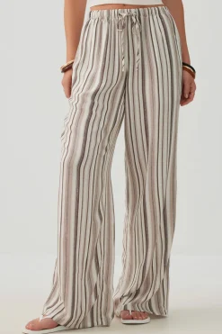 Mid Rise Slouchy Wide Leg Pant