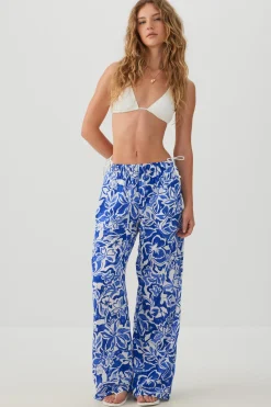 Mid Rise Slouchy Wide Leg Pant