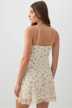 Mini Dress with Ruffles