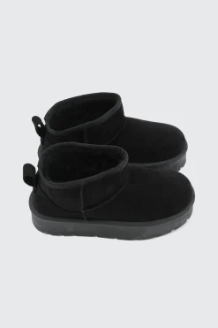Mini Faux Sheepskin Platform Boots