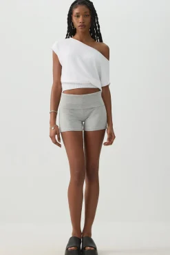 Mini Fold Over Biker Shorts