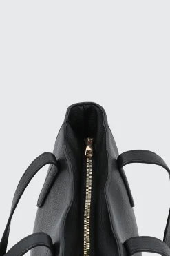 Minimalist Faux Leather Tote Bag