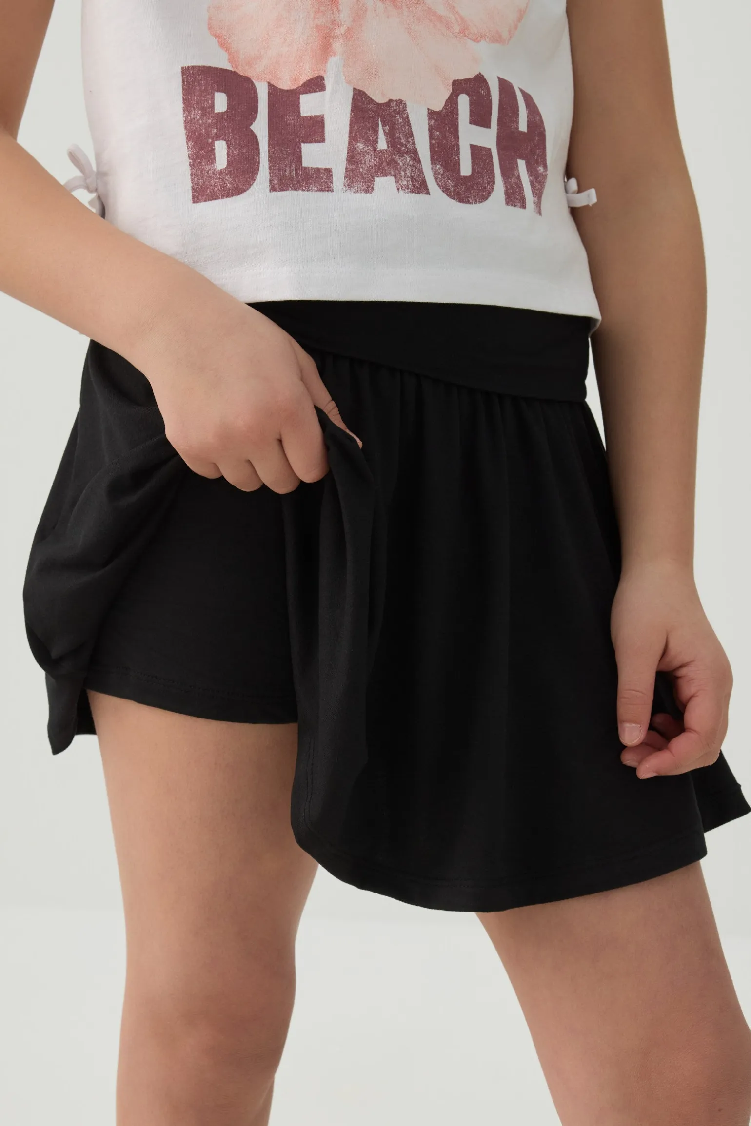 Mini Skirt with Built-In Shorts
