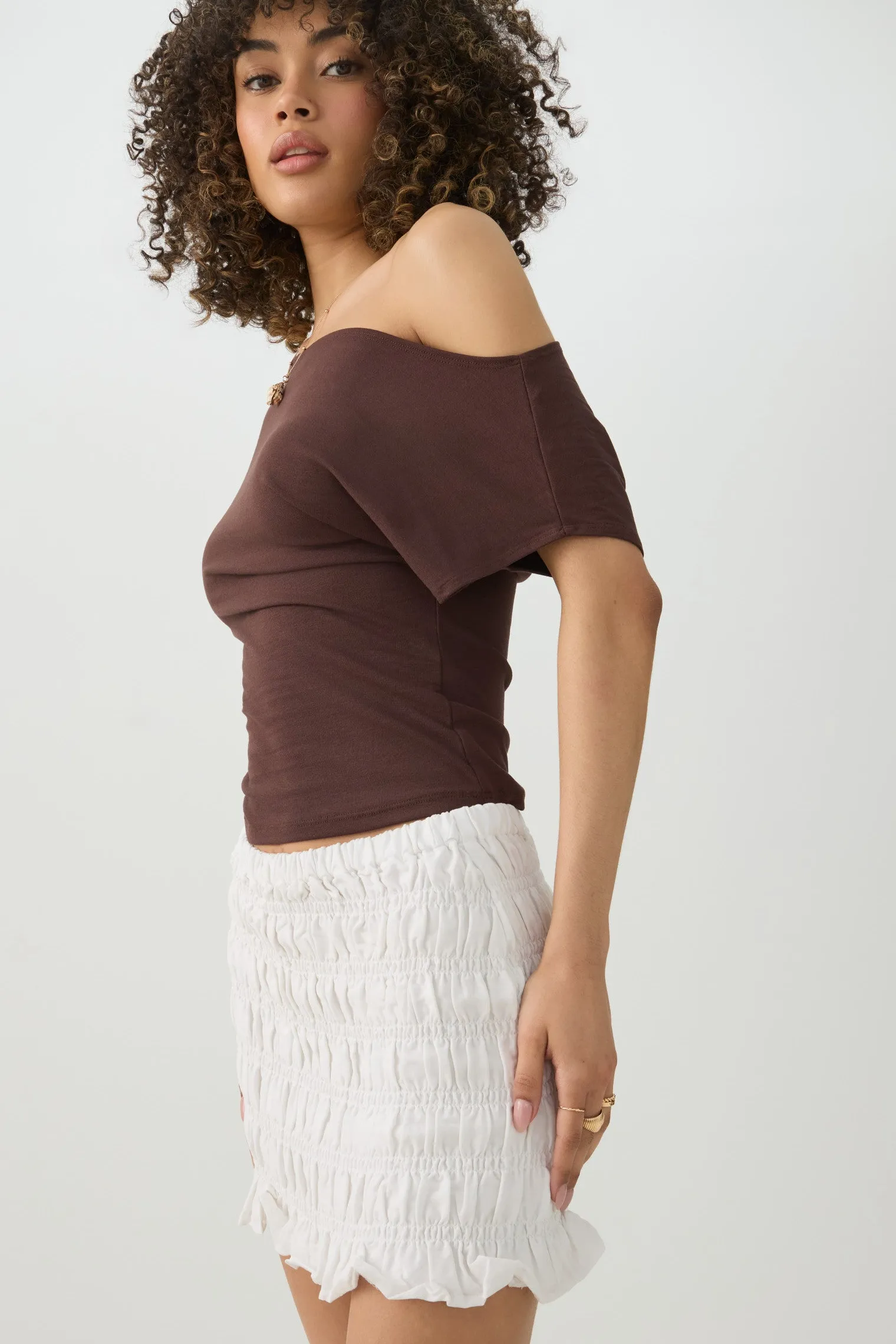 Mini Smocked Skirt