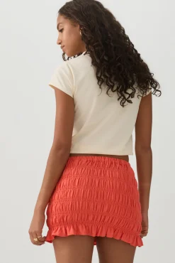 Mini Smocked Skirt