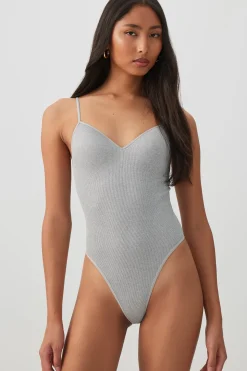Molded Cup Seamless Rib Bodysuit