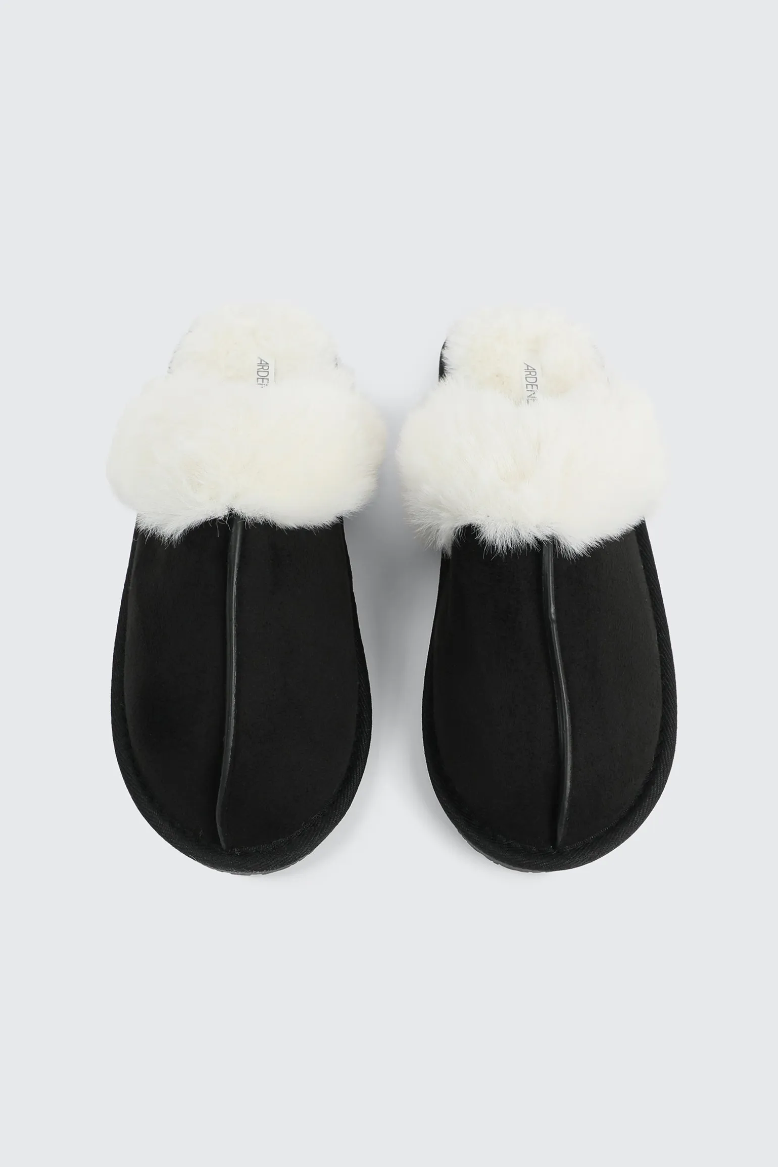Mule Slippers with Fur Lining