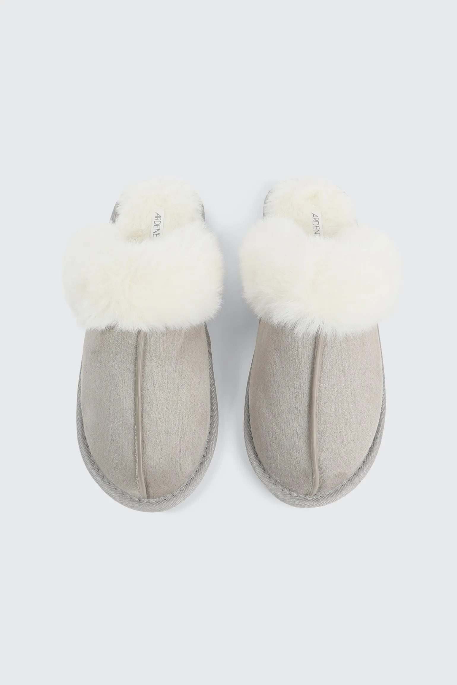 Mule Slippers with Fur Lining
